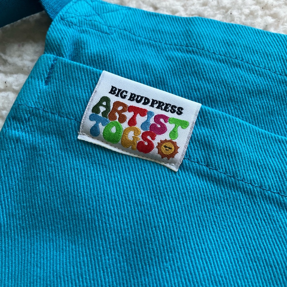 Big Bud Press NWT Full Denim Waist Apron Artist Togs - never worn no longer sold - Picture 6 of 6